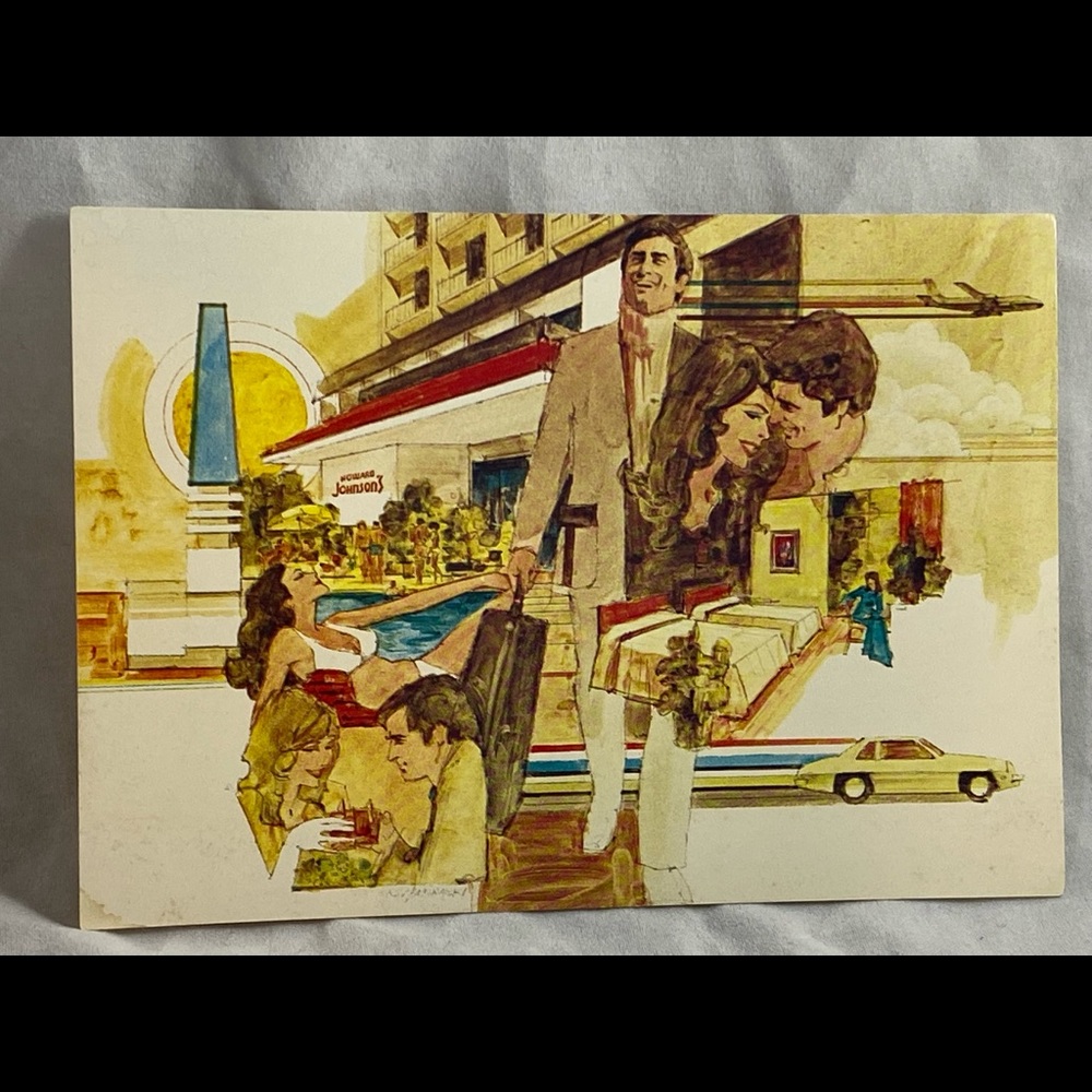 Post Card , Vintage Howard Johnson